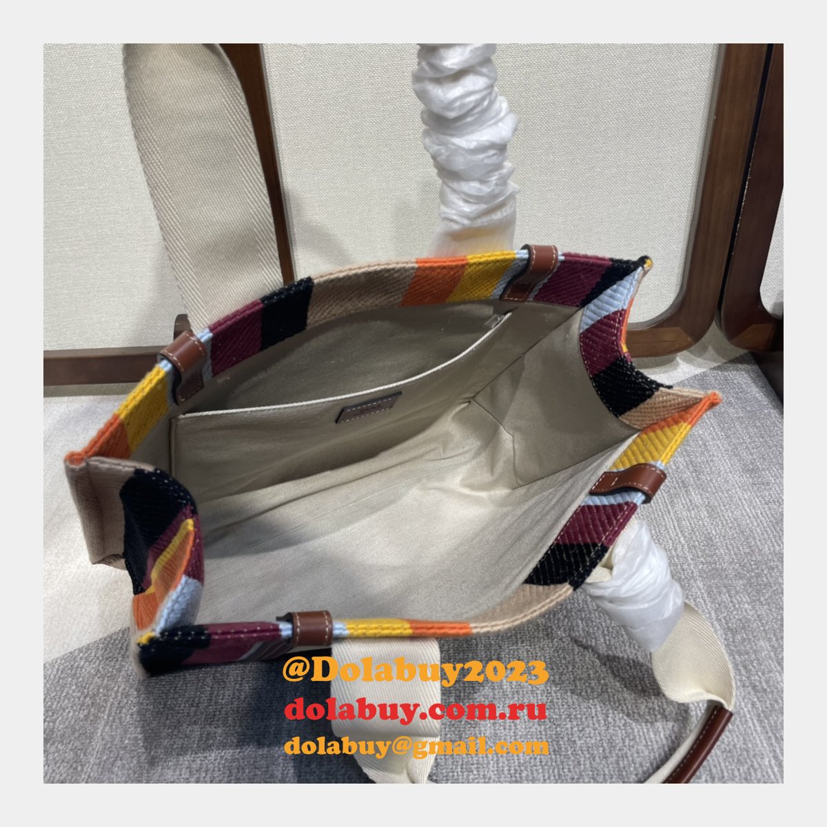 Top Quality Chloe Woody Rainbow Designer Bag