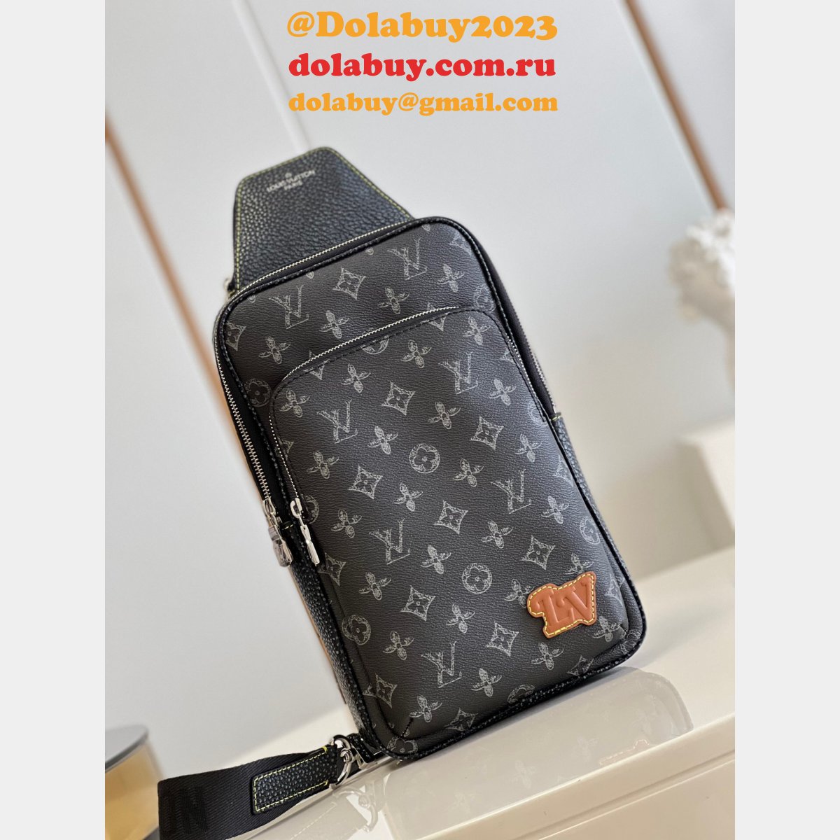 Fake Louis Vuitton Online Avenue M46344 Sling Bag NM Monogram Other