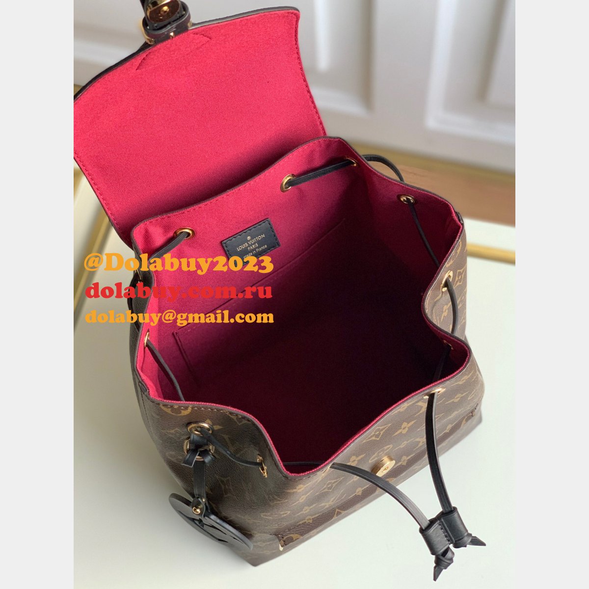 Louis Vuitton Replicas Montsouris PM Monogram M45515 BLACK