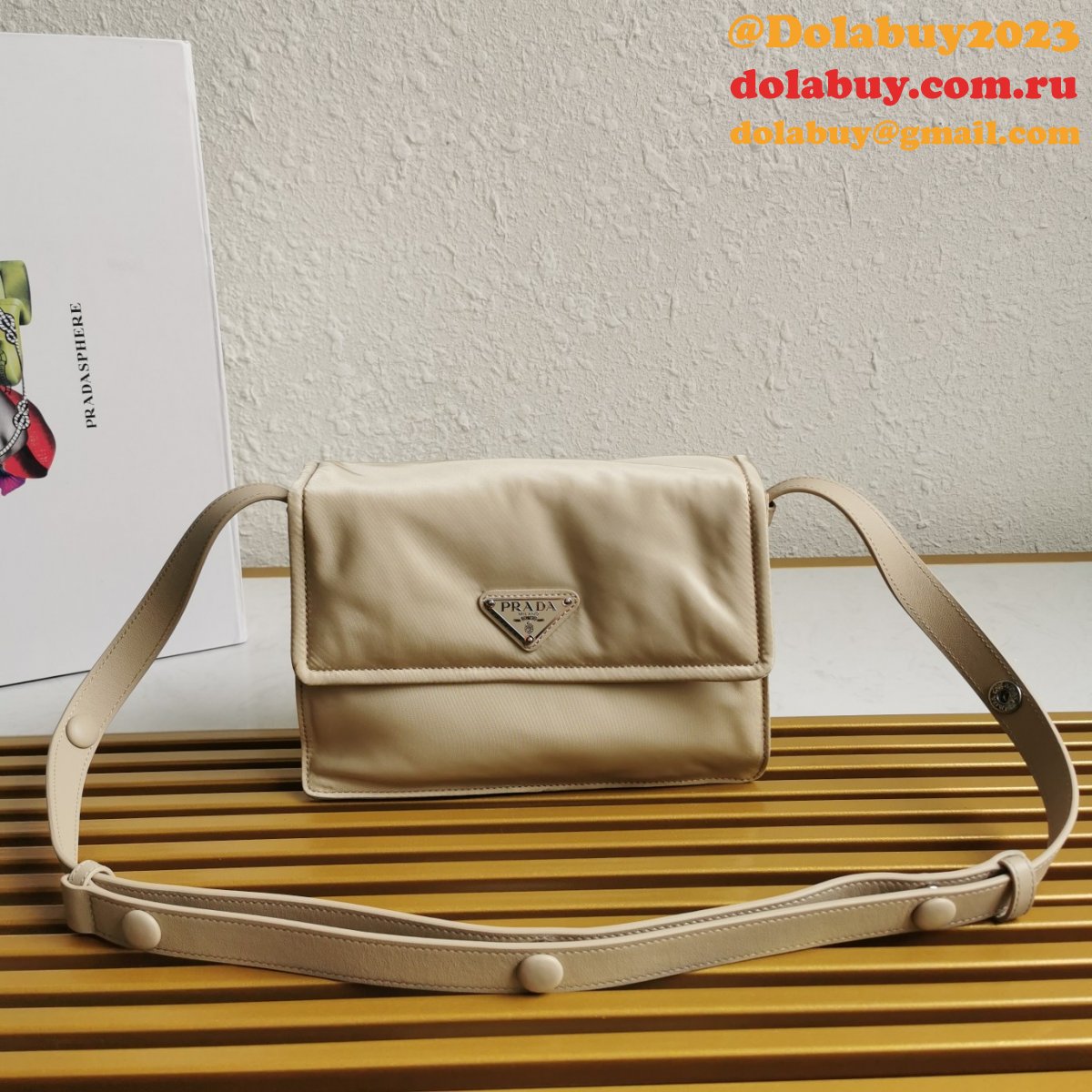 Prada Replica Padded Re-nylon 1BD313 Shoulder 1:1 Mirror Bag