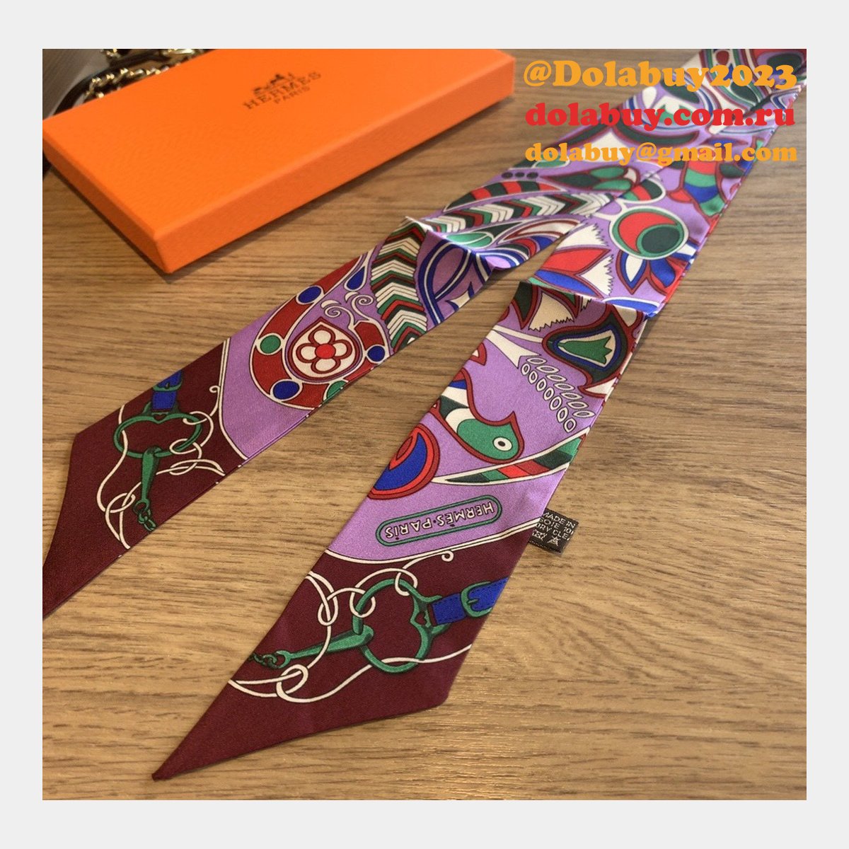 Hermes Top Quality H Twill silk scarf