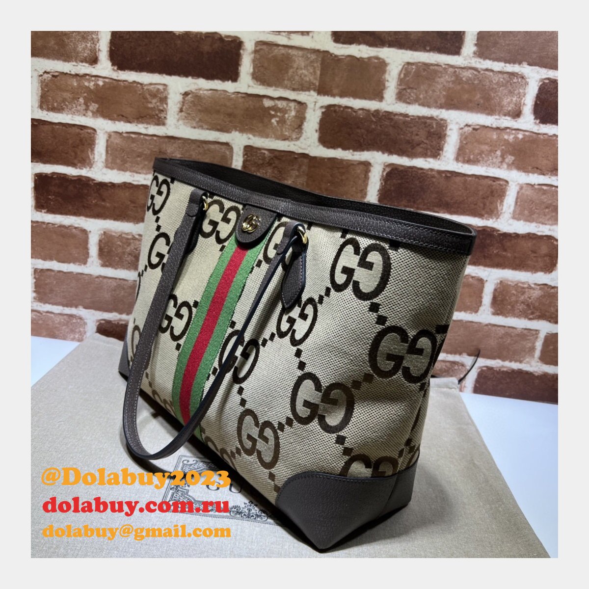 replica G*u*i perfect ophidia jumbo gg medium tote 631685 bag