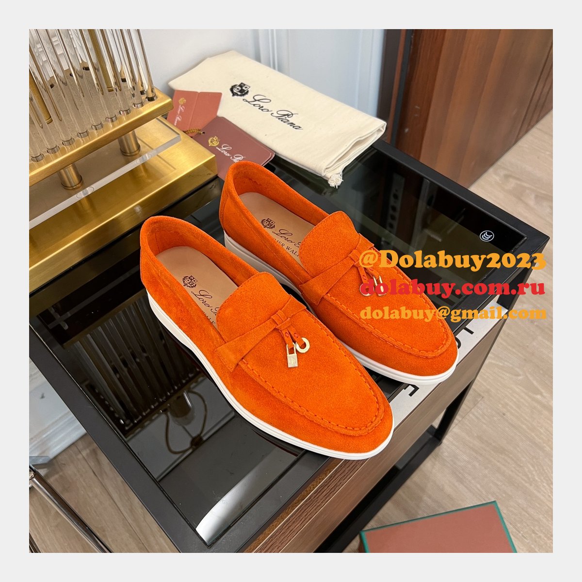 First Copy Loro Piana Replica 2023 Retro Casual Shoes