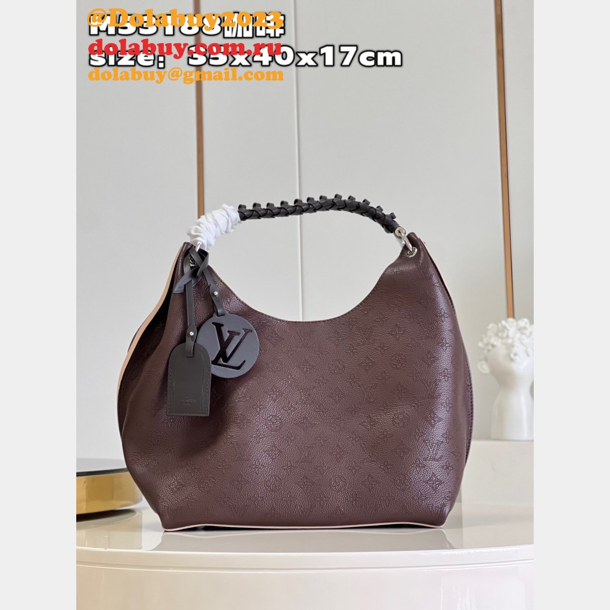 Louis Vuitton High Quality Replica m53188 Brown Mahina Handbag