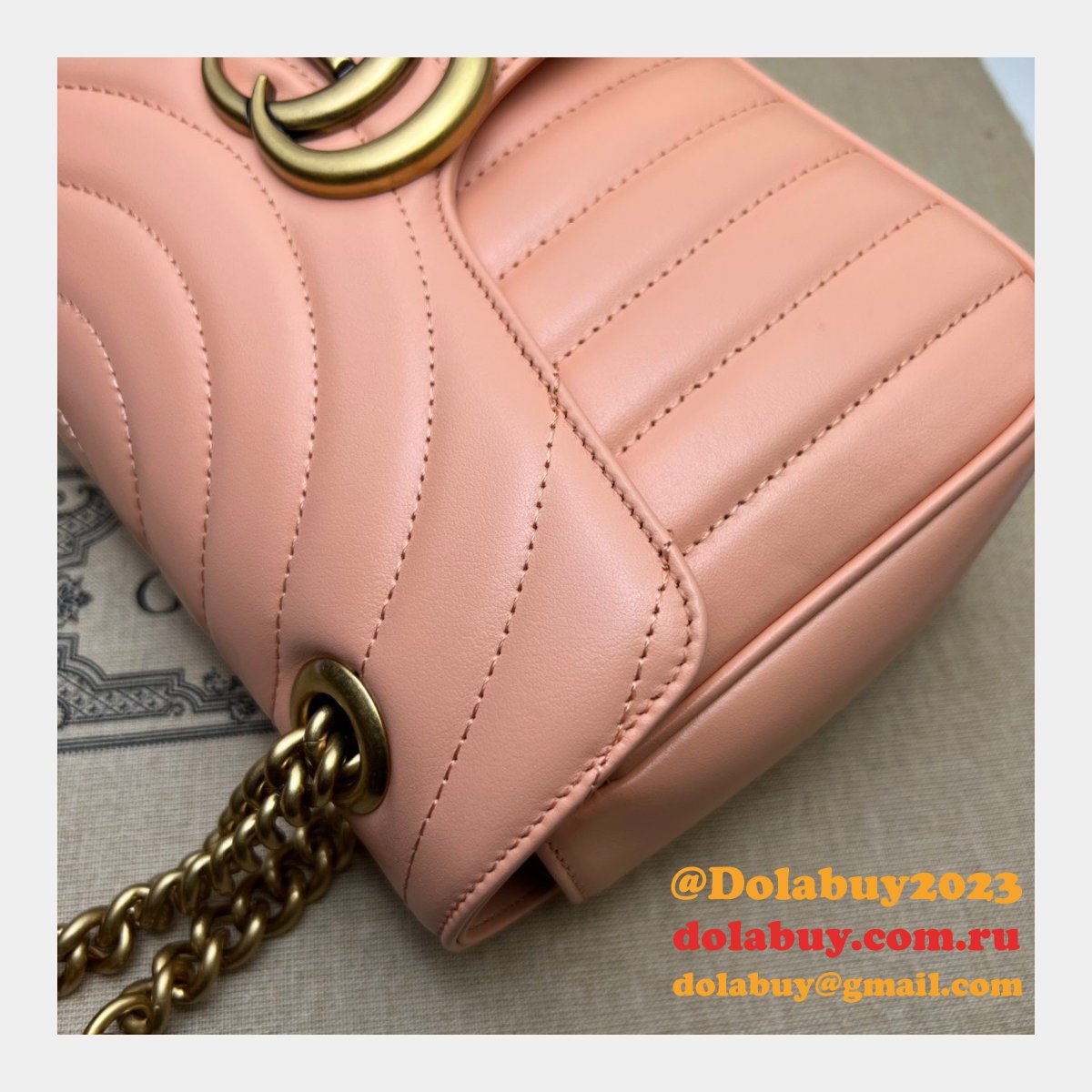 uk G*u*i replica 443497 gg marmont matelasse shoulder bag