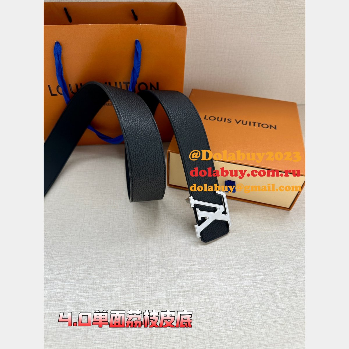 Replica Top Quality LOUIS VUITTON BELT 40MM