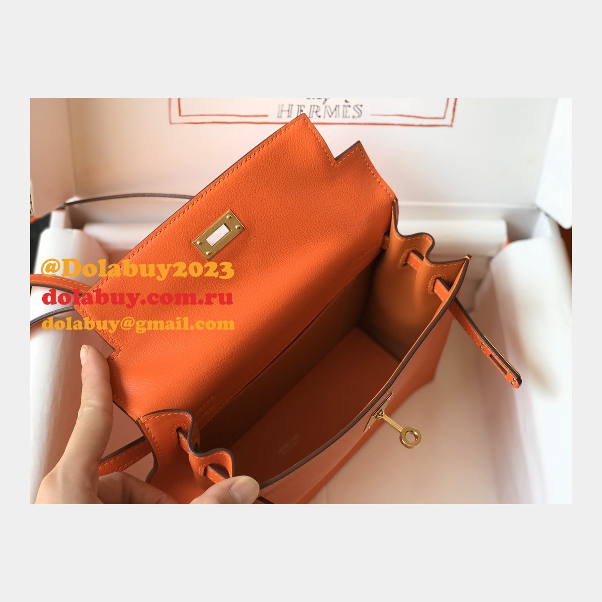 7 Star HERMES KELLY DANSE Customize BAG FOR SALE