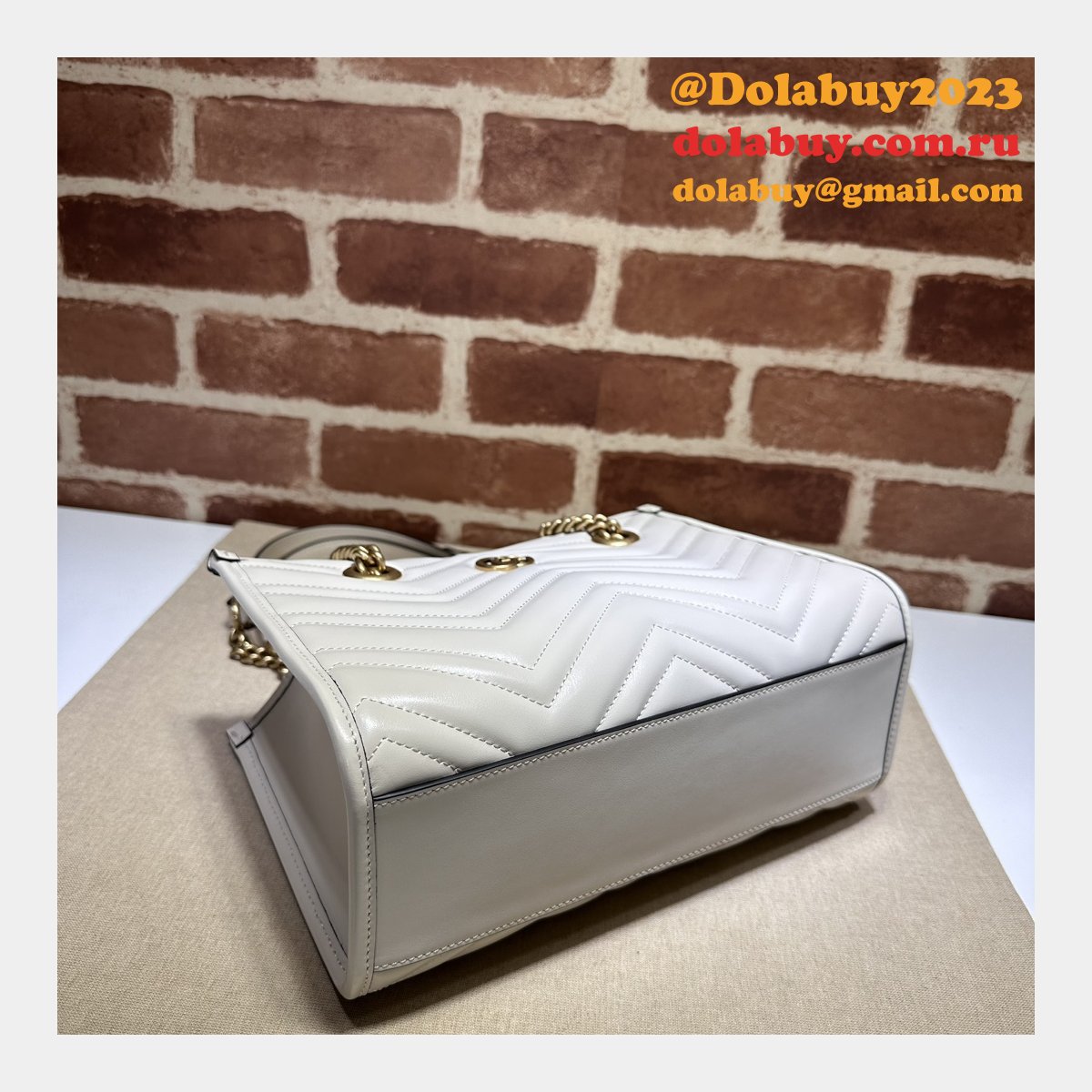 top quality G*u*i gg marmont small tote bag