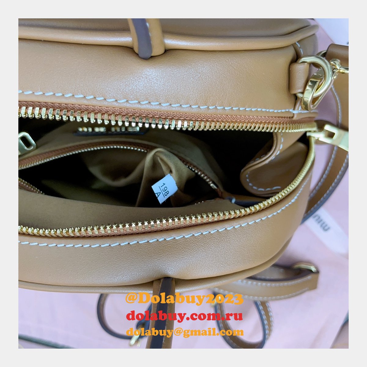 Miumiu 7 Star 5BB157 Designer Replicas Dumplings Handbag