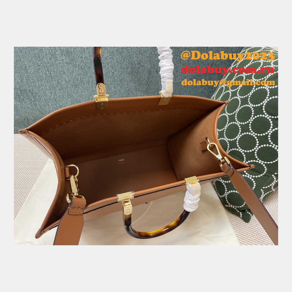 best knockoff F**di tote sunshine small handbag