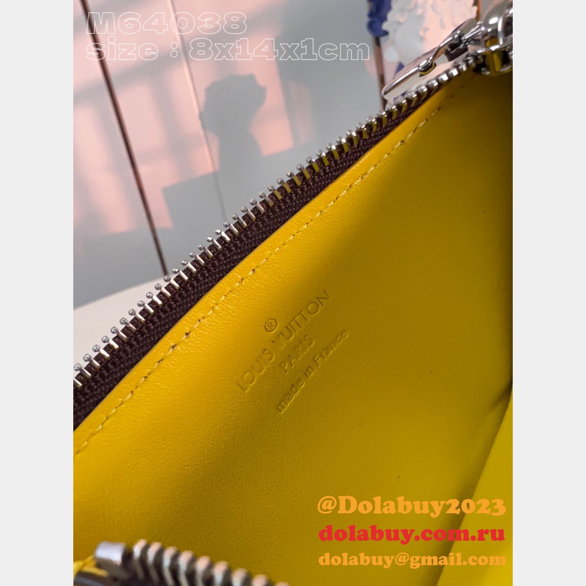 Coin Card Holder Damier Graphite M64038 LV Knockoff Bag