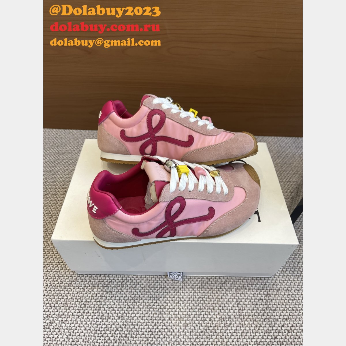 Ballet Runner 2.0 In Nylon And Calfskin