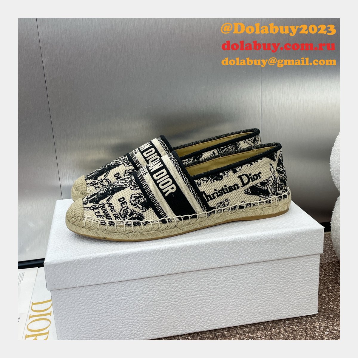 Wholesale Fashion Dior Granville Espadrille