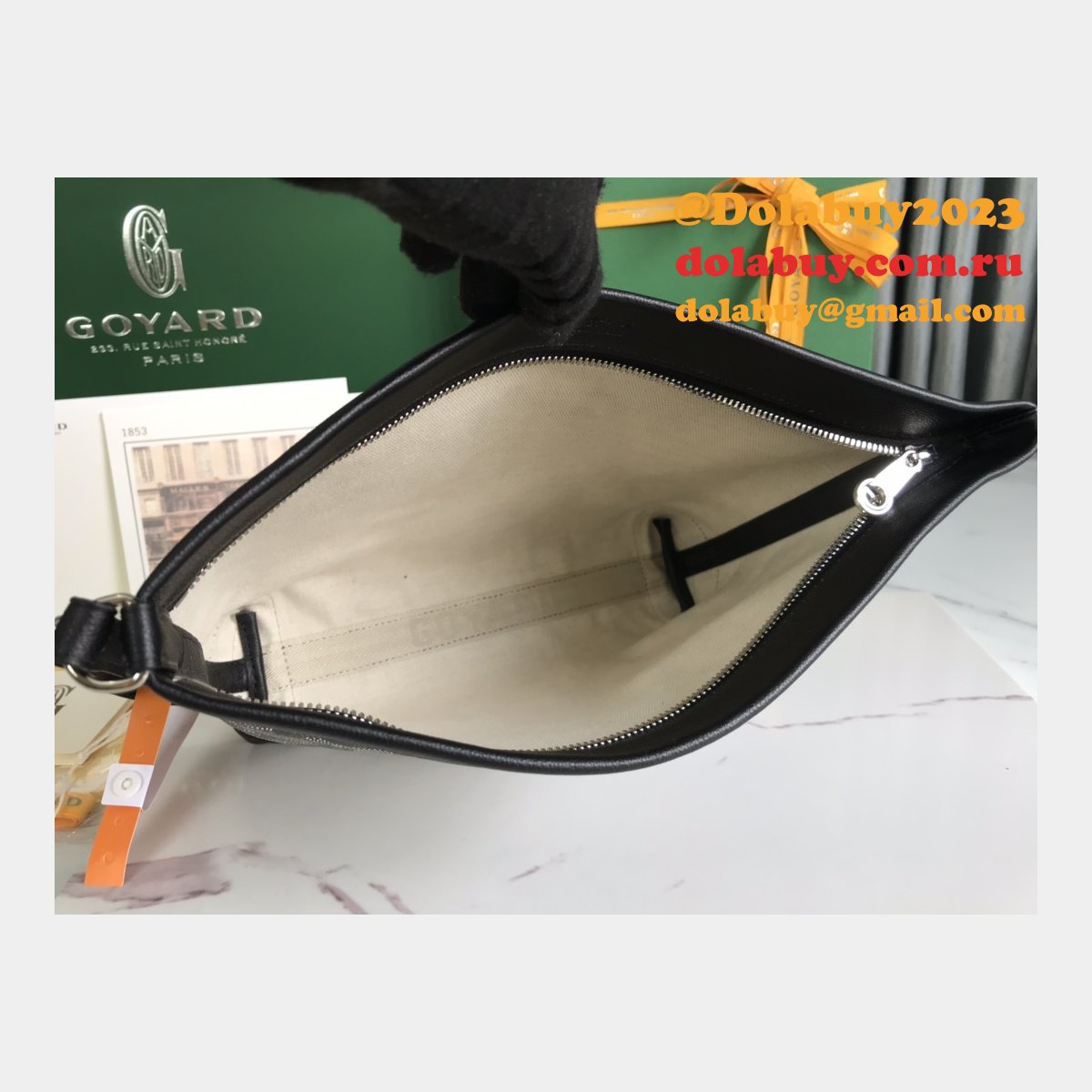 Duplicate goyard 1:1 Mirror Conti clutch