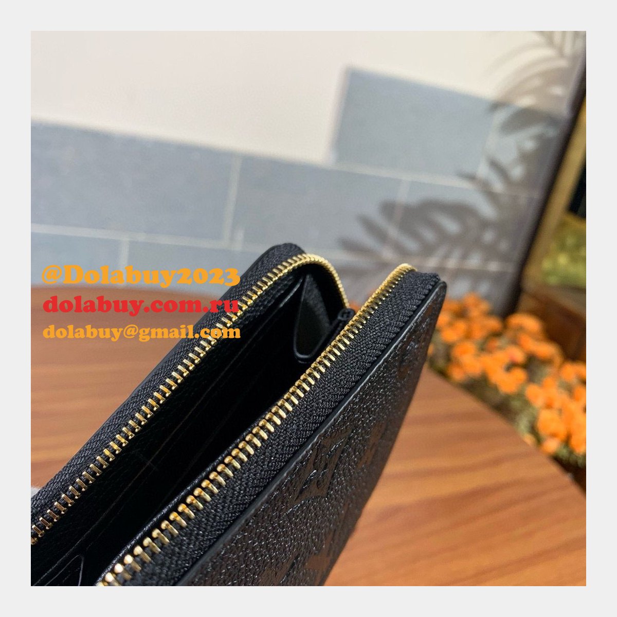 Replica Louis Vuitton M60574 Zippy Coin Purse Empreinte Leather