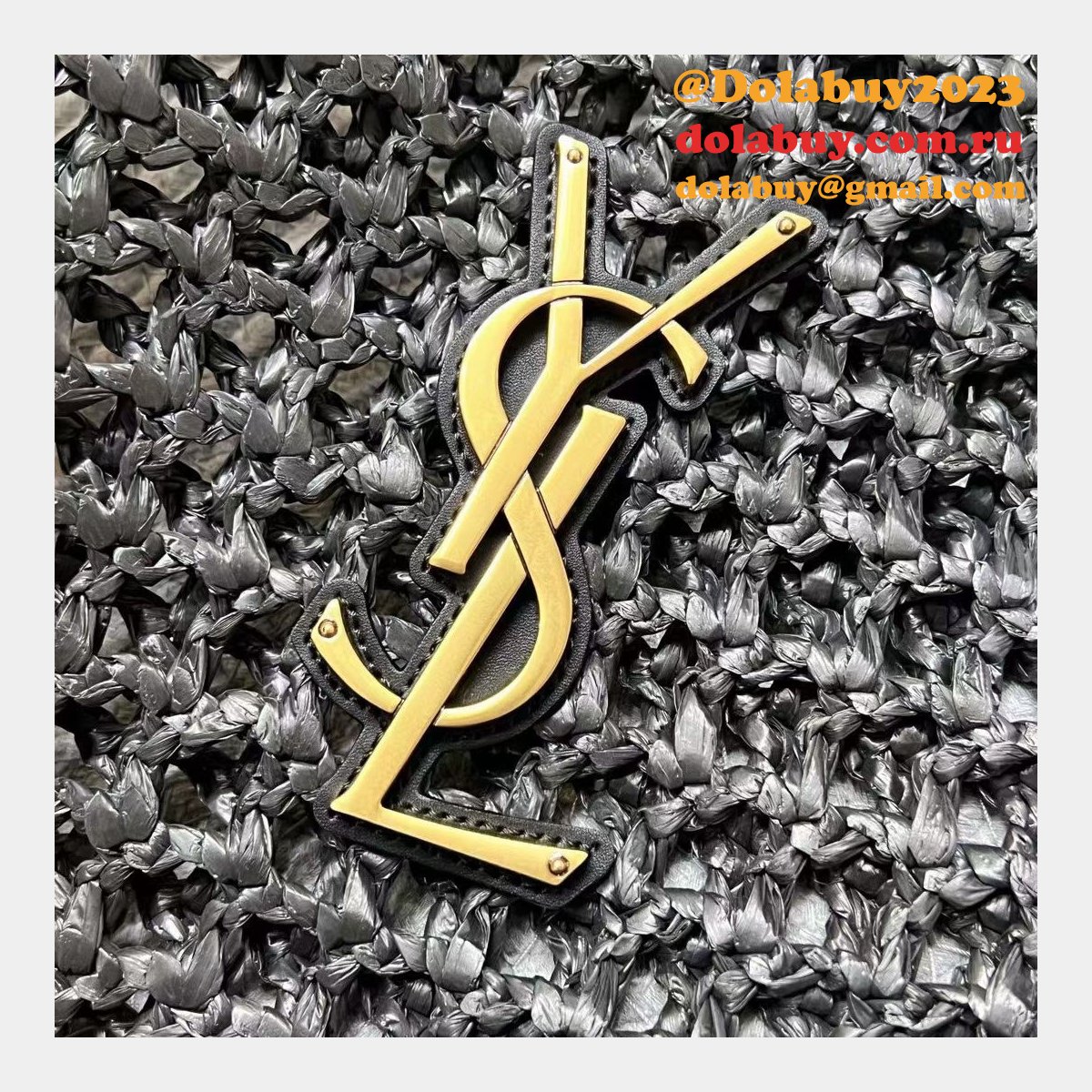 Replica Saint laurent Oxalis Shoulder Raffia Macramé 781289 Bag