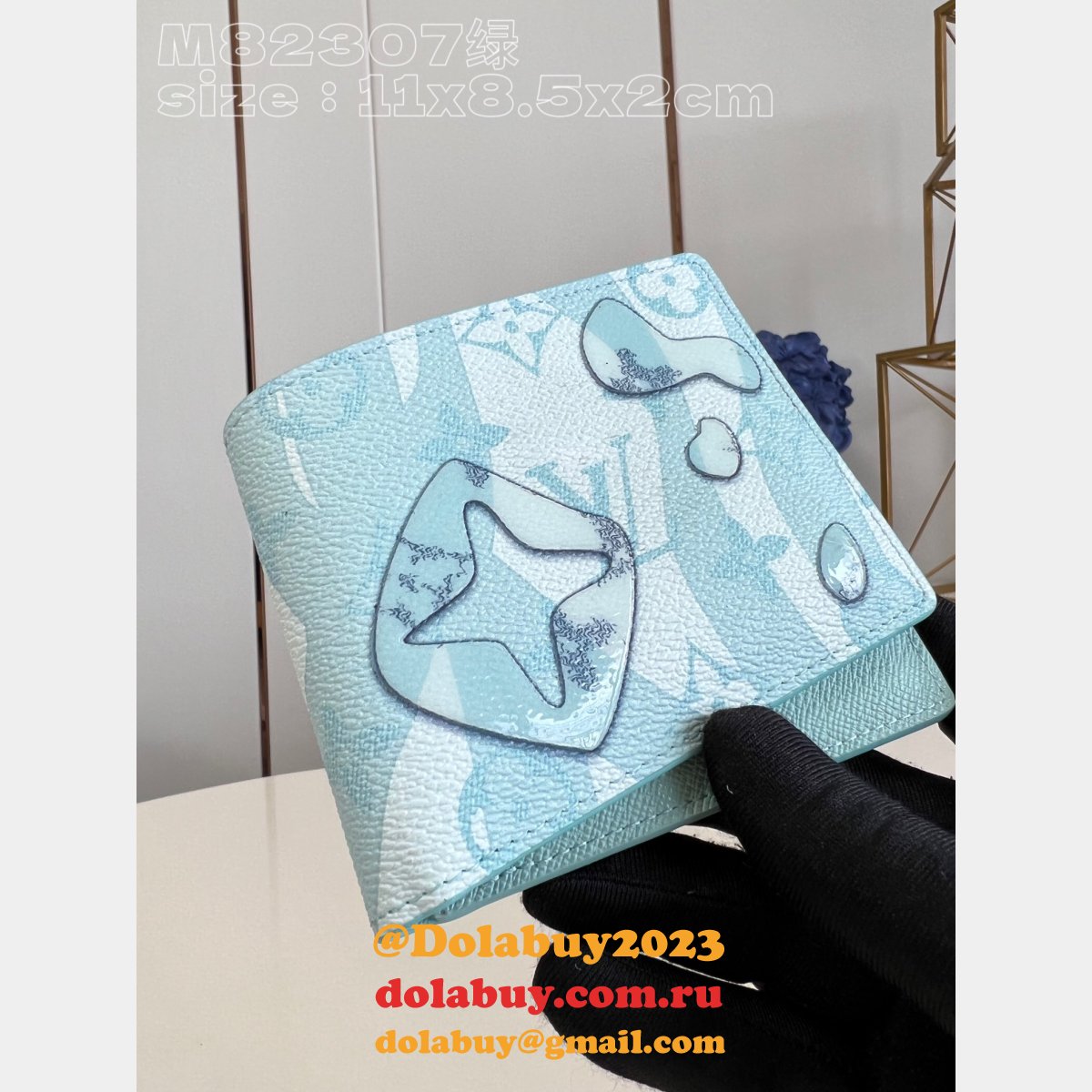 Men Slender Wallet M82307 Perfect Louis Vuitton Replica Wallets