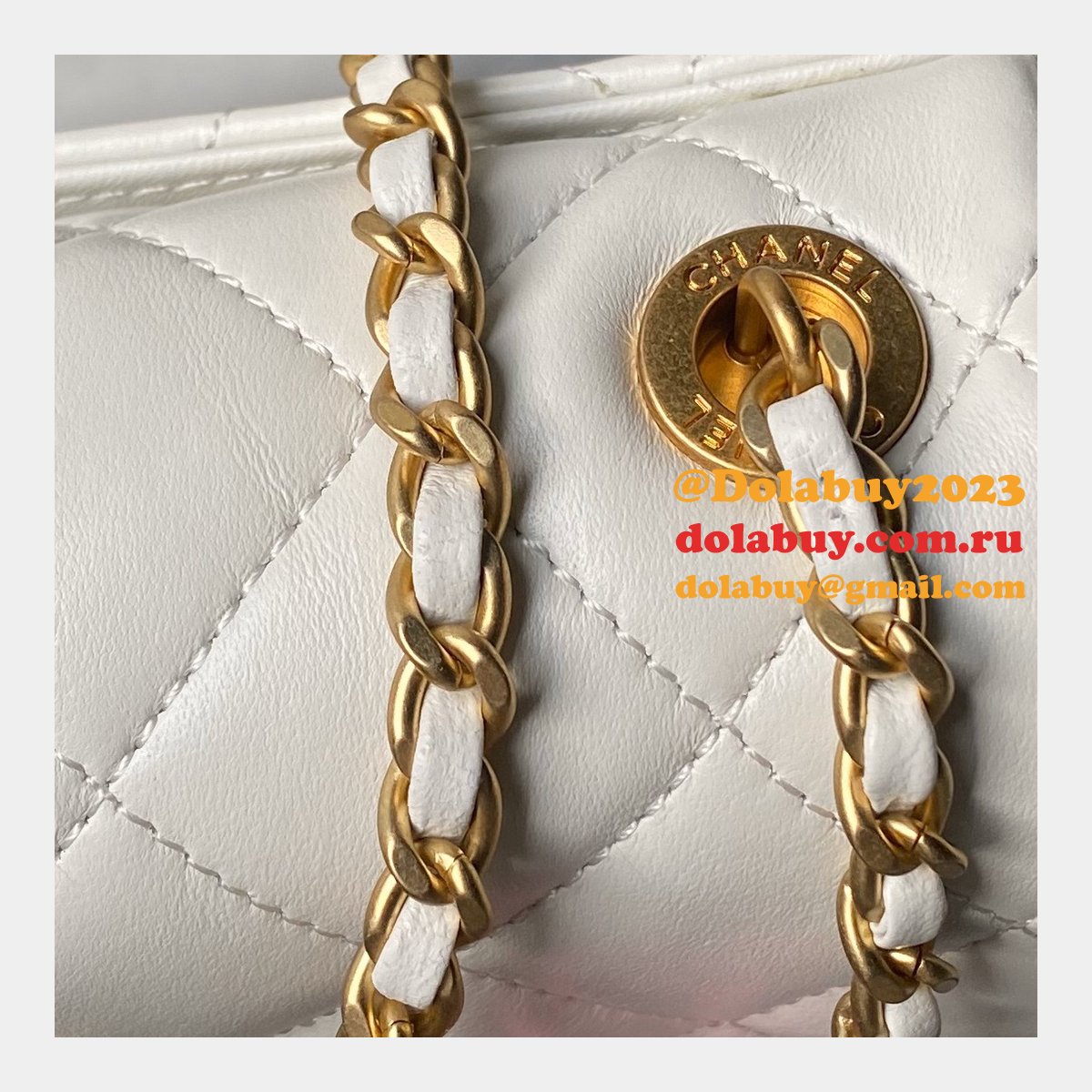 Shop 1:1 Mirror AS4973 Replica Shoulder Black/White Bags