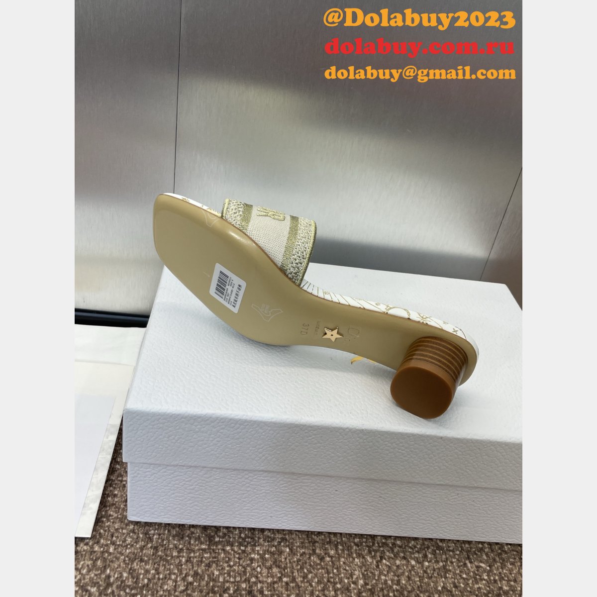 Luxury Dior Dway Slide Women Shoes