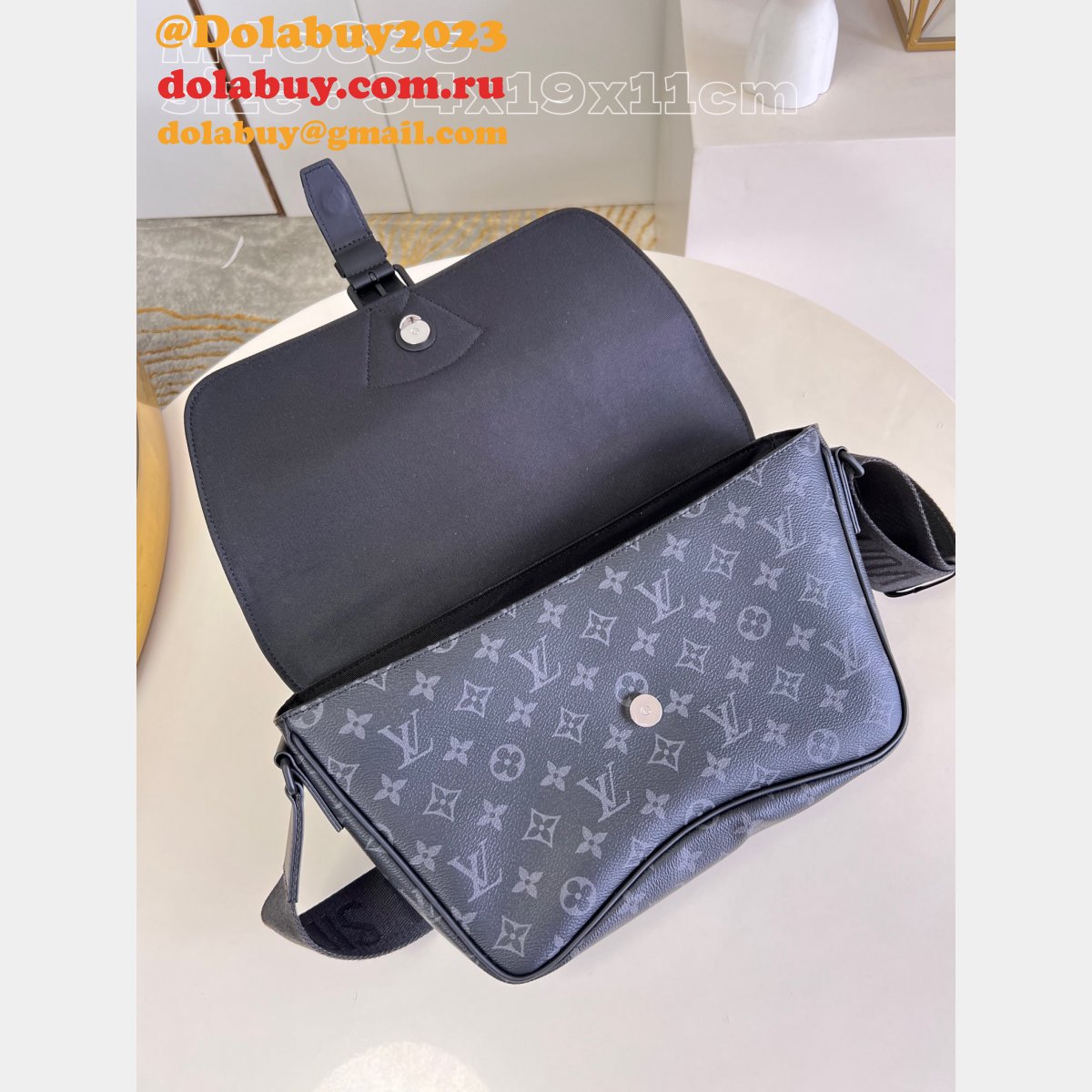 Louis Vuittons Inspired Montsouris Messenger Copy M46685 Bag