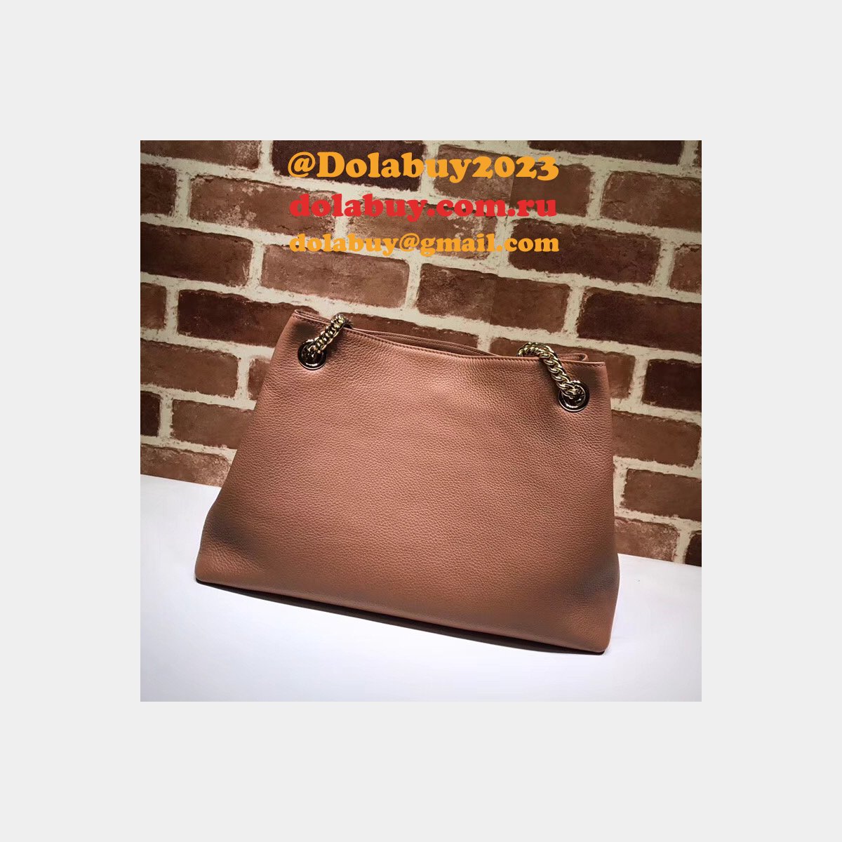 7 star G*u*i replica soho leather shoulder 308982 bag