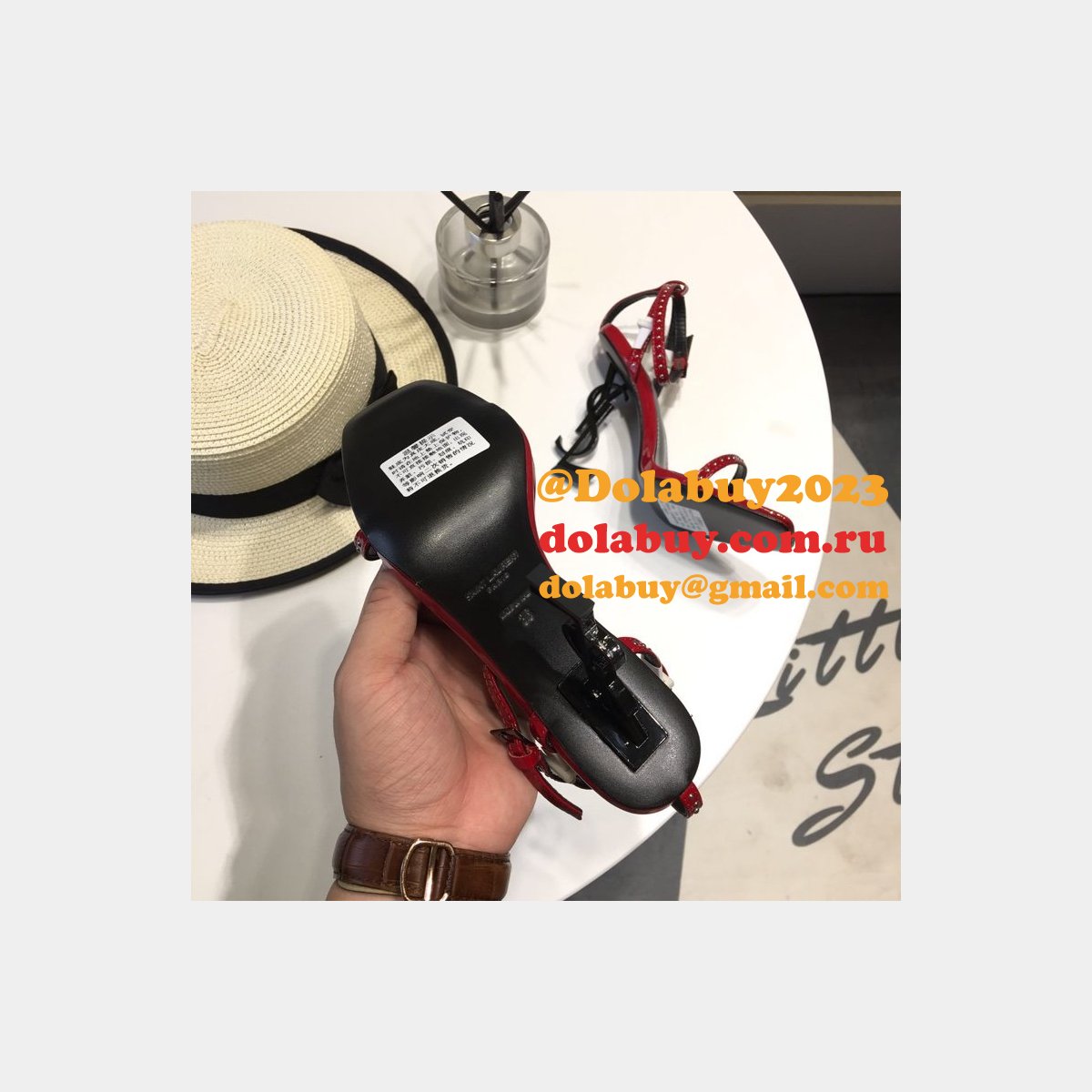 Saint Laurent High Heel Sandals 005