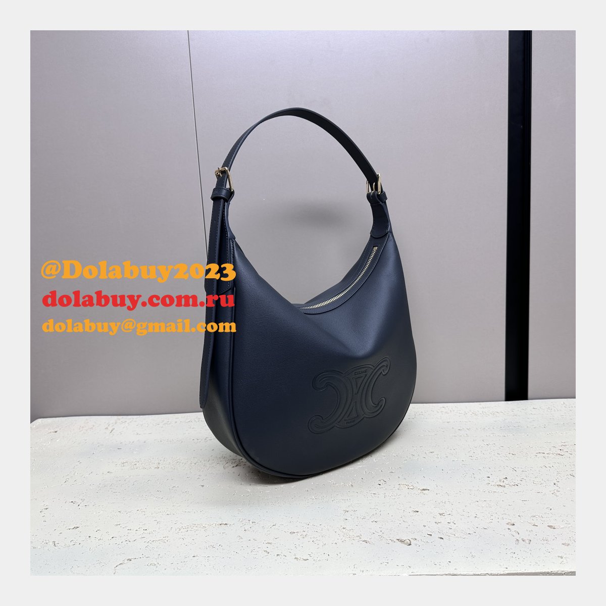Best Heloise Cuir Triomphe Replica Celine 114712 Bag