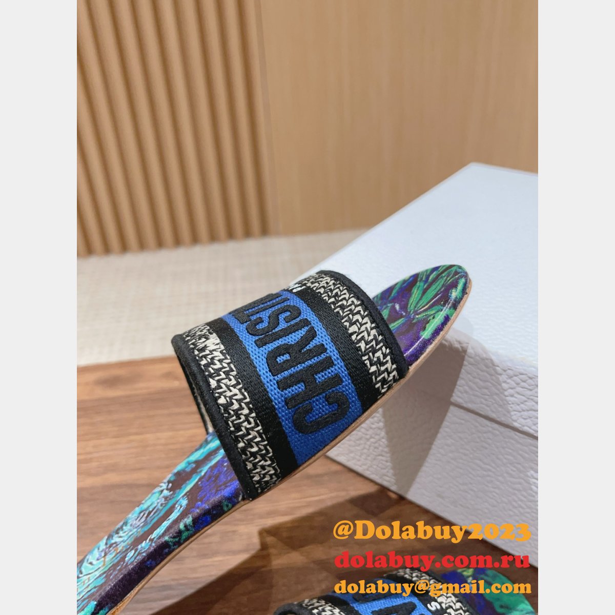 Knockoff AAA+ DIOR DWAY SLIDE DUPLICATE