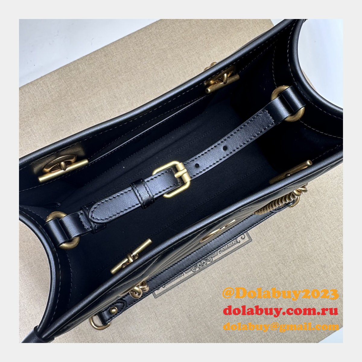 top quality G*u*i gg marmont small tote bag