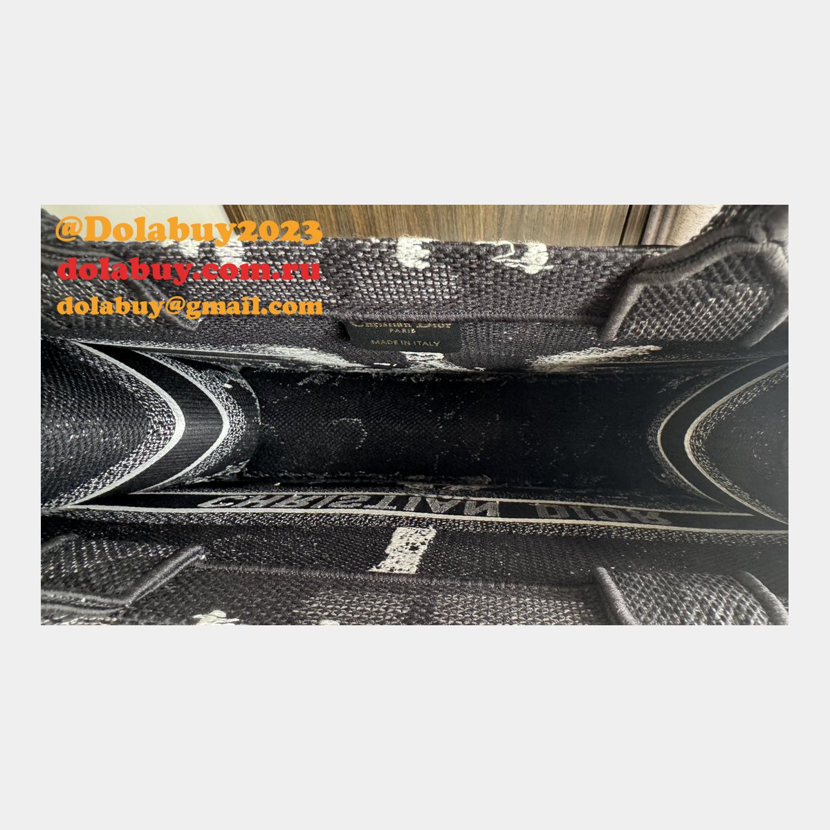 Top Quality CD Book Tote Fake 36CM Christian Dior Bags