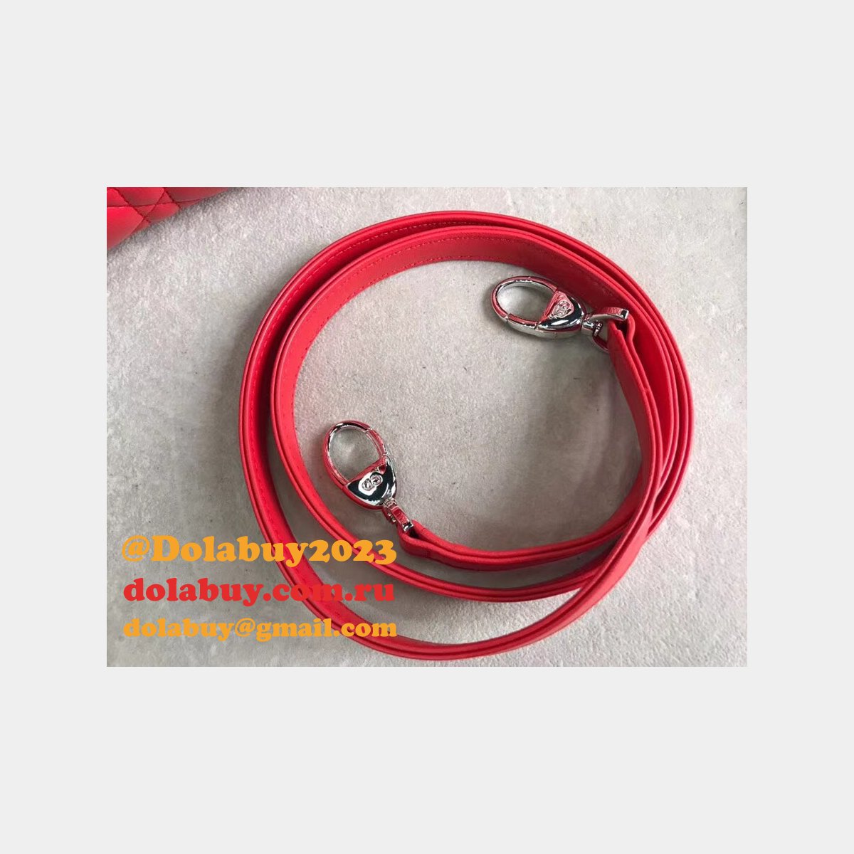 Fashion Christian Dior Lady Dior Top Quality 24CM Fake Bag