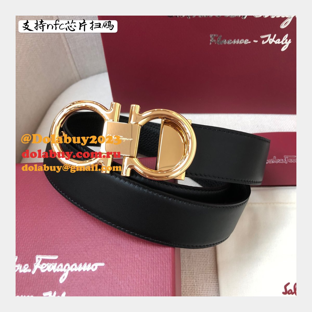 High Quality 7 Star FERRAGAMO 35MM BELT