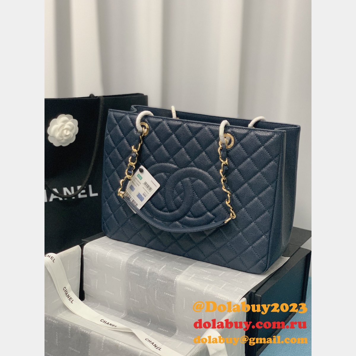 Best classic  CC 50995 shopping bag CAVIAR leather