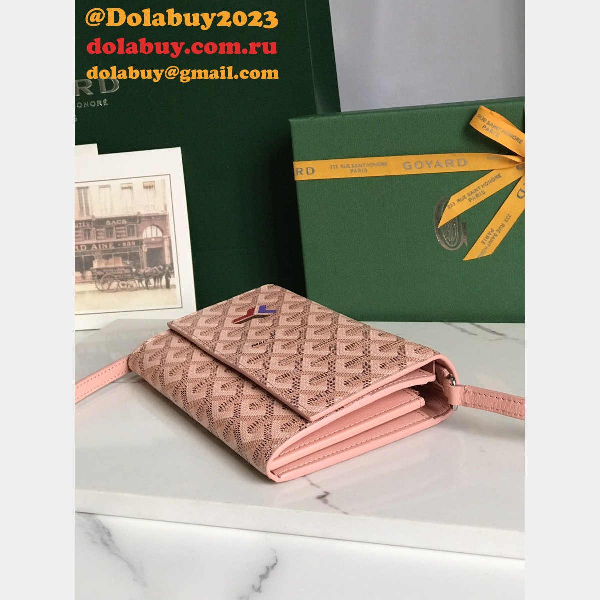 1:1 Mirror Goyardine 02019 Goyard Varenne Replica Wallet