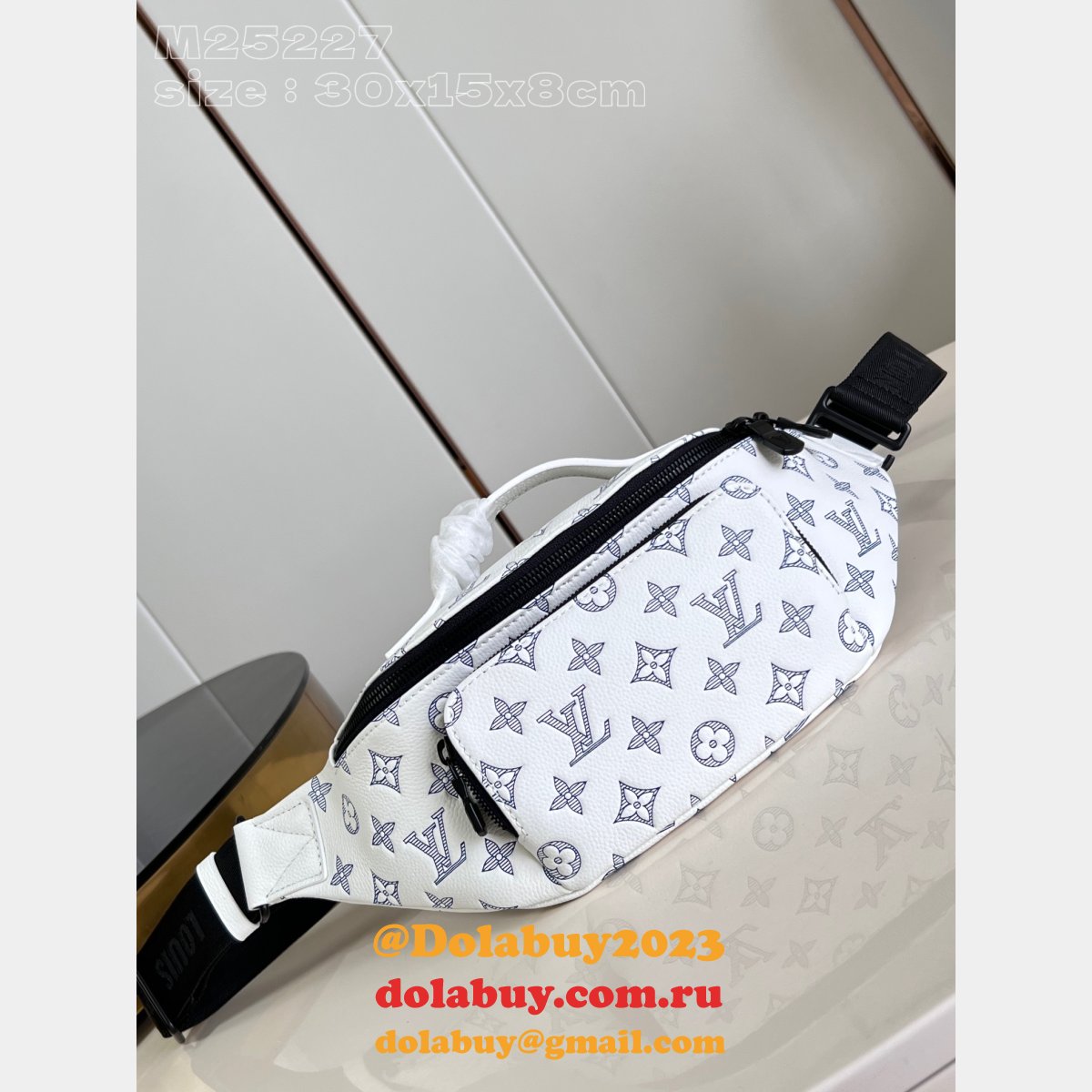 Louis Vuitton Copy High M25227 Rush Bumbag G65 Men Bags