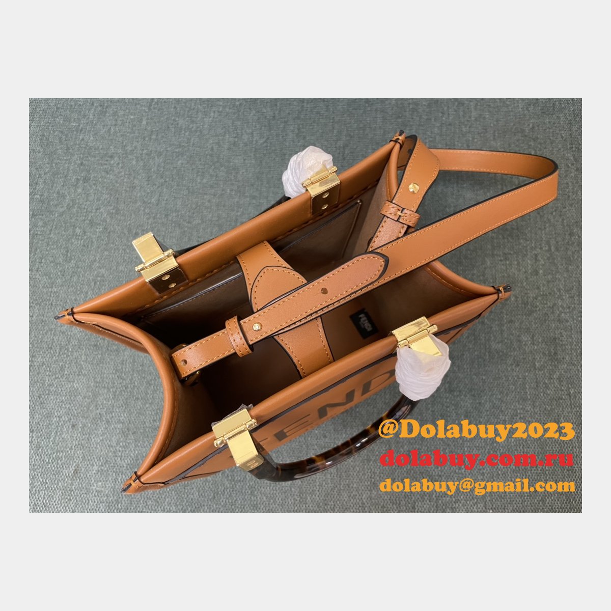 replica top quality F**di tote sunshine mini handbag