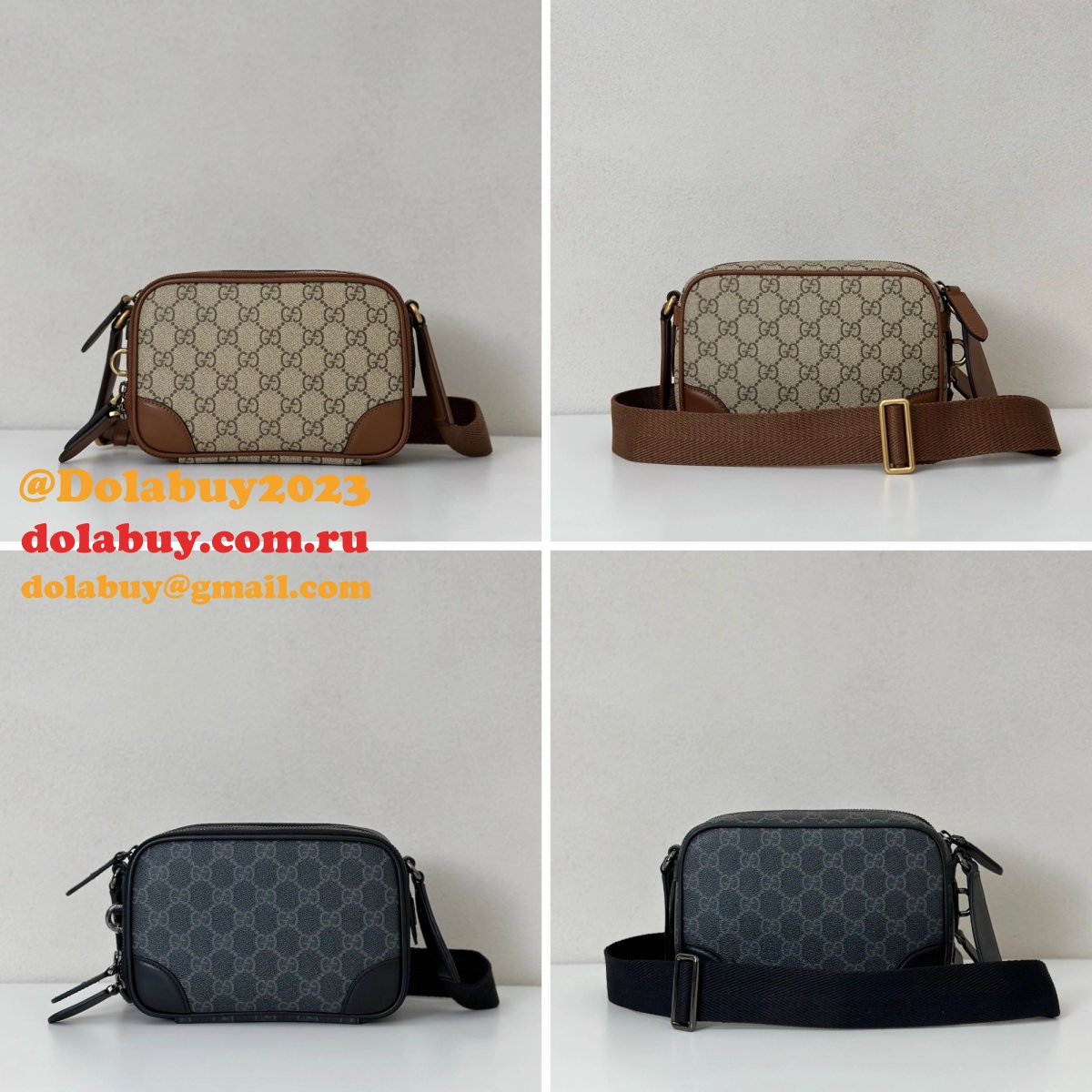 Gucci GG Emblem Super Mini 821217 Designer Replica Bag