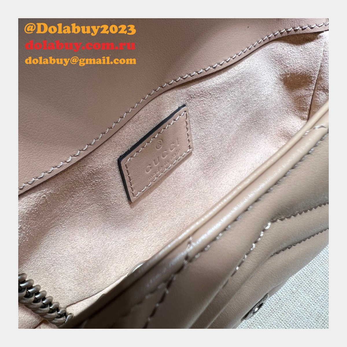 G*u*i top quality gg marmont matelasse super 476433 fake bag