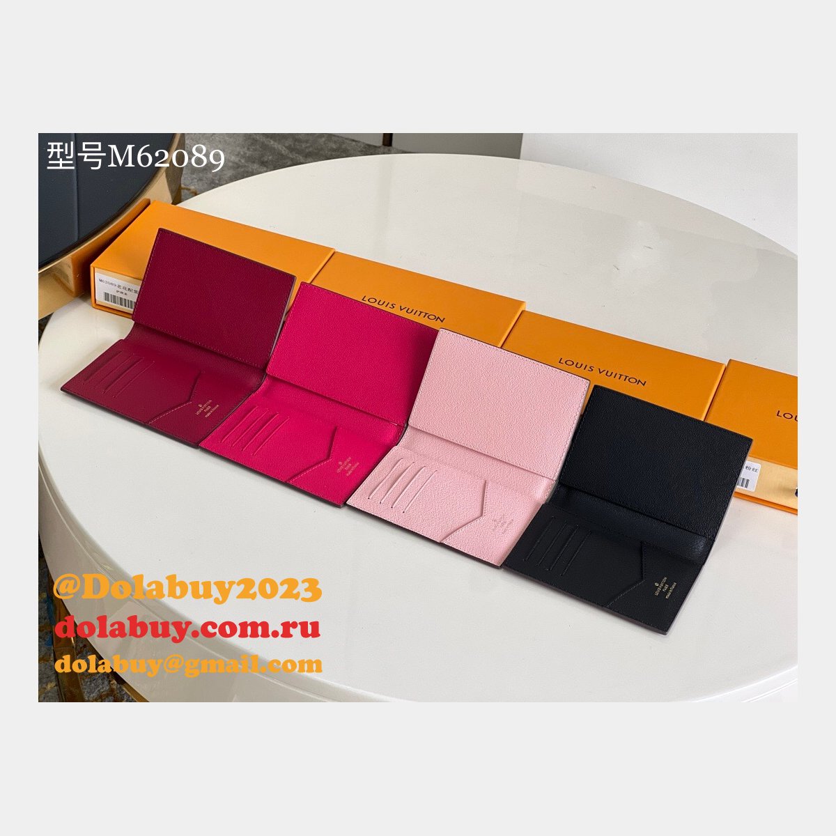 Louis Vuitton Copy Travel M62089 Passport Cover Monogram Canvas