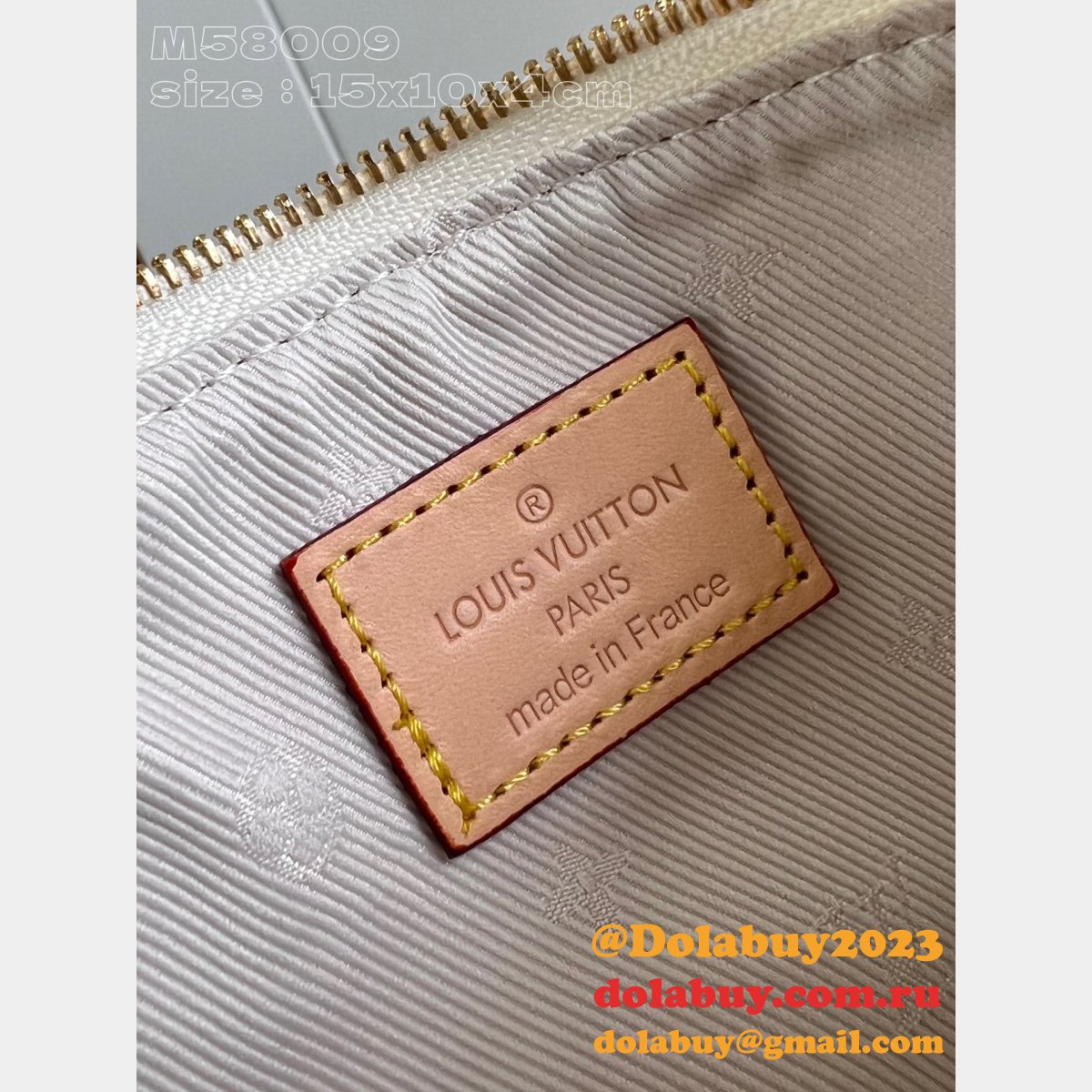 Louis Vuitton Inspired M83499 Wallet Multicolor White On Pochette Chain Ivy