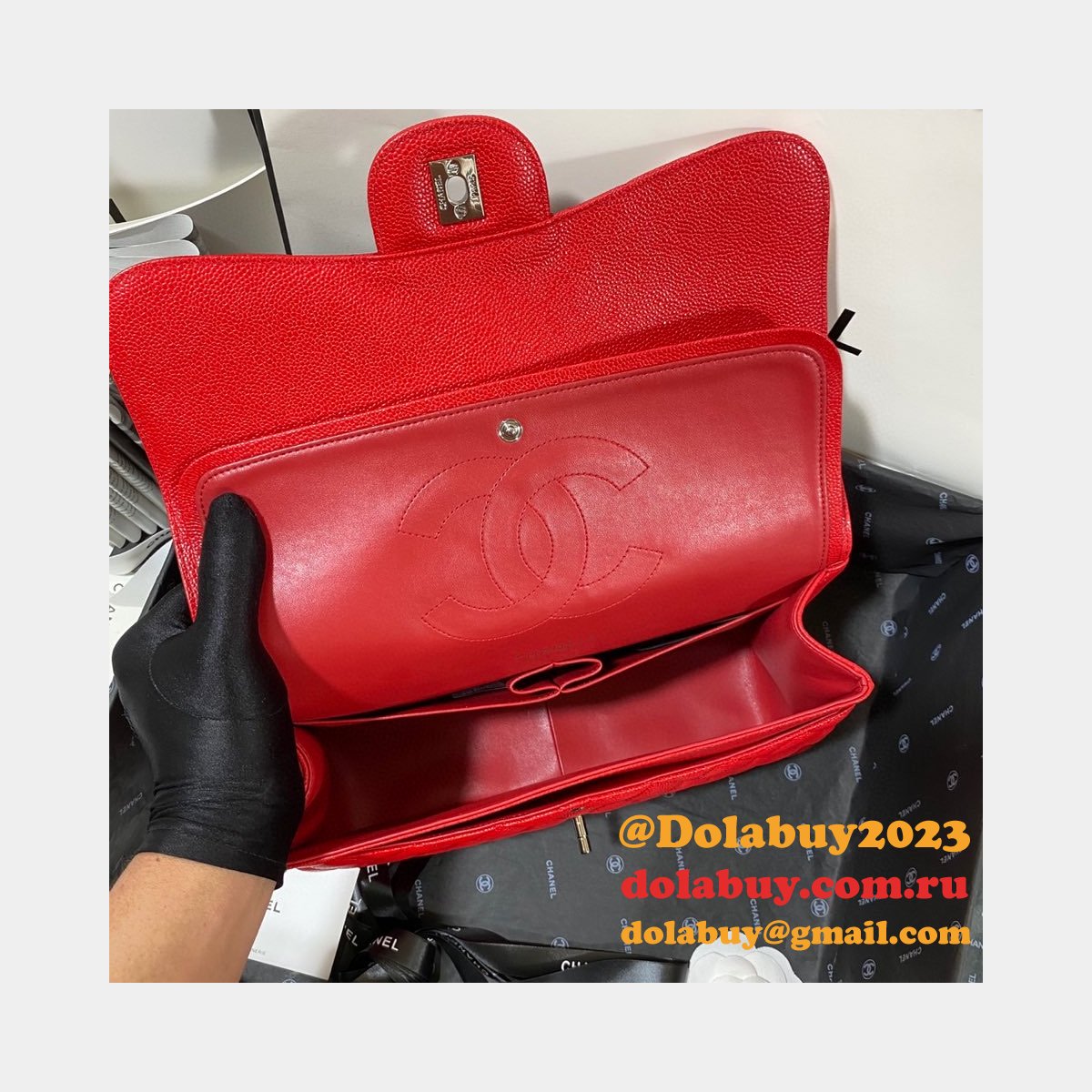 High Quality CC CF Classic Flap Jumbo Bags 30CM on Sale