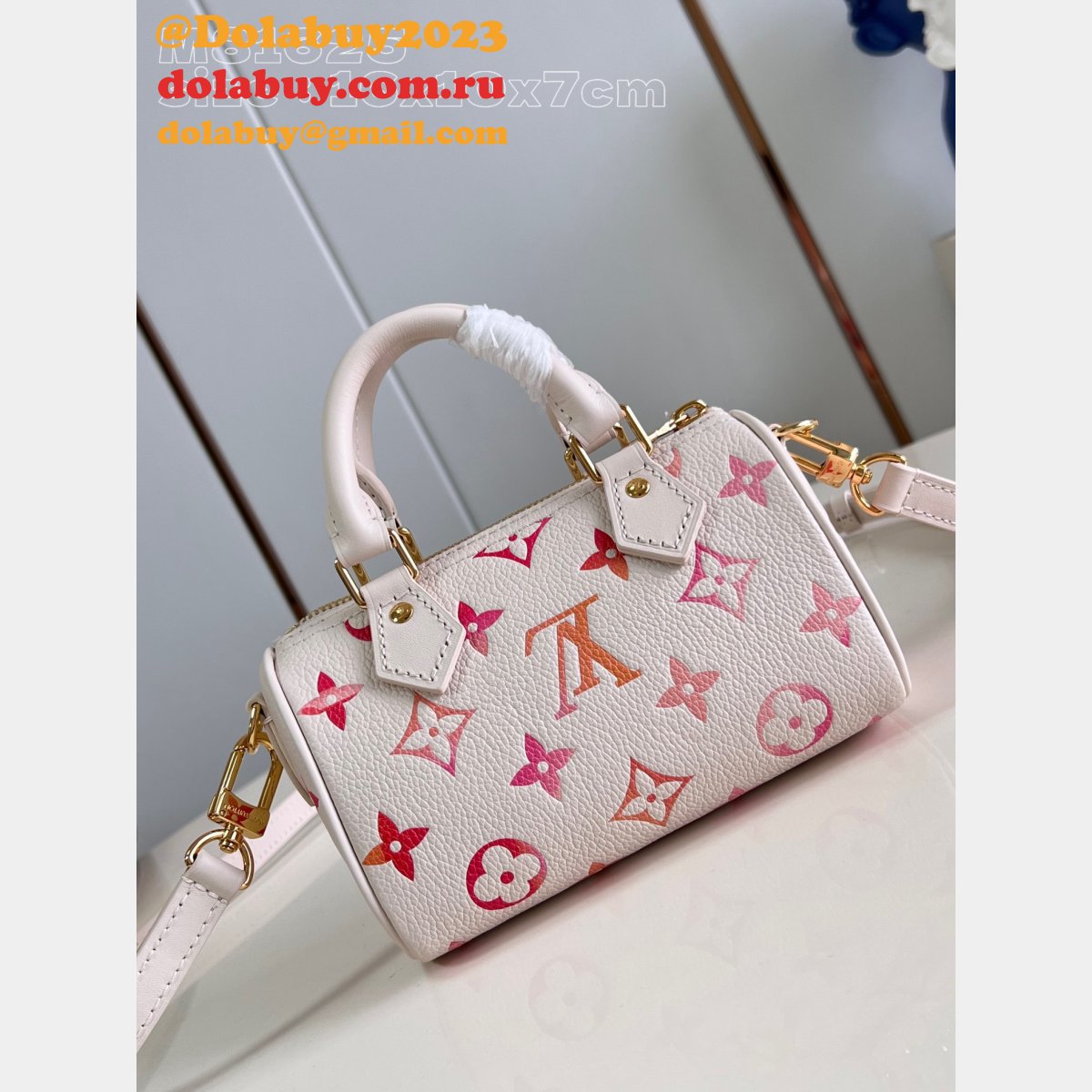 Perfect Louis Vuitton M81625 Nano Speedy 1:1 Mirror Fake Bag