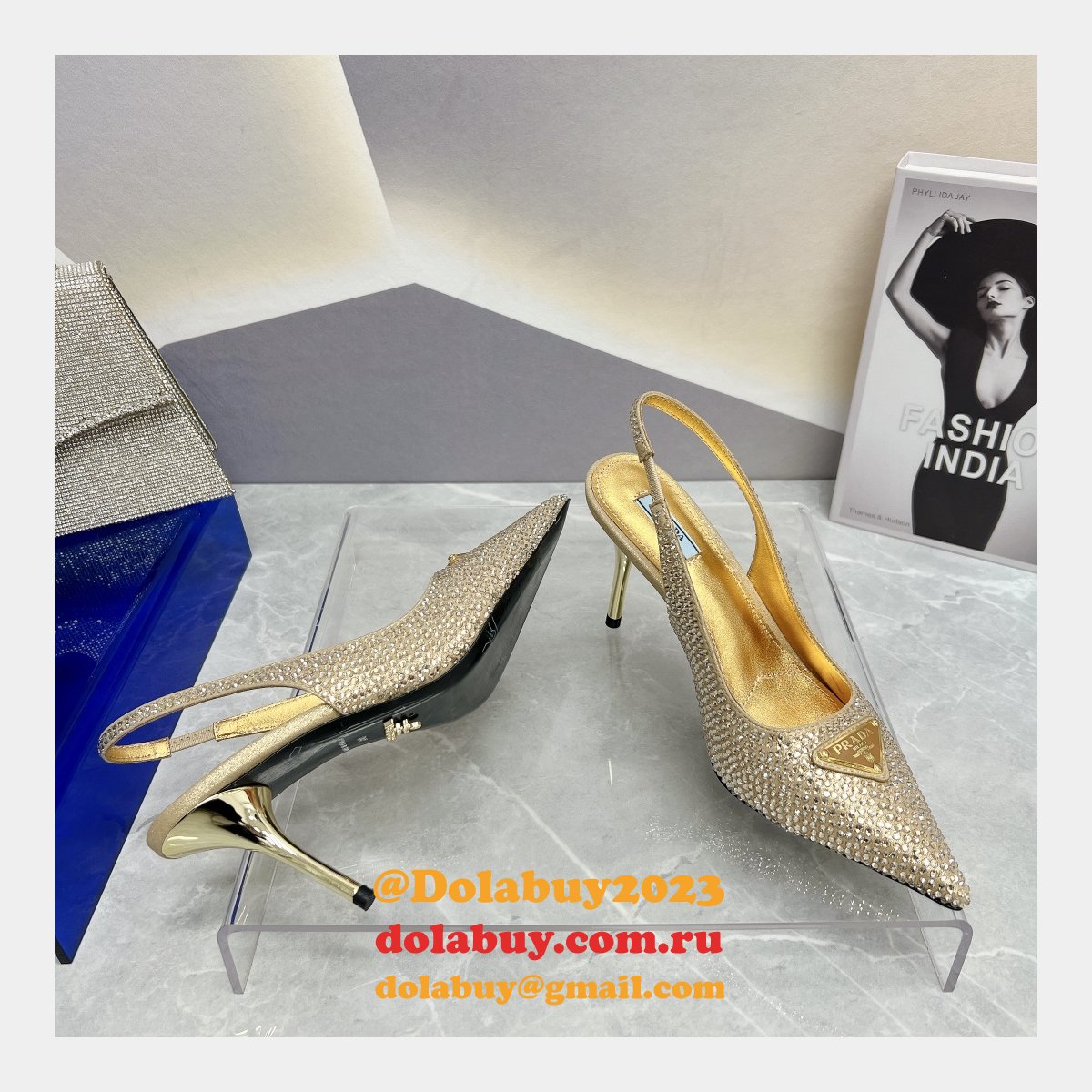 7 Star DESIGNER PRADA REPLICAS FASHION 2023 HIGH HEEL SHOES