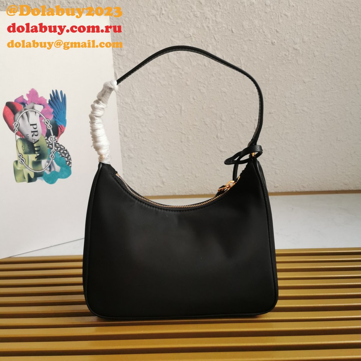 Shop High Quality Replica 1NE204 Prada Hobo Handbag