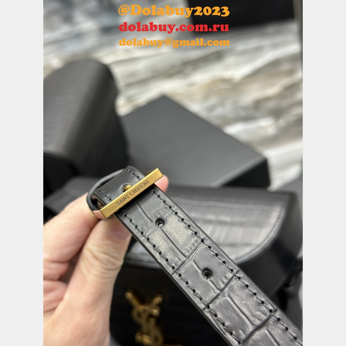 YSL Designer Replica 710080 High Quality Paris June Boite Bag