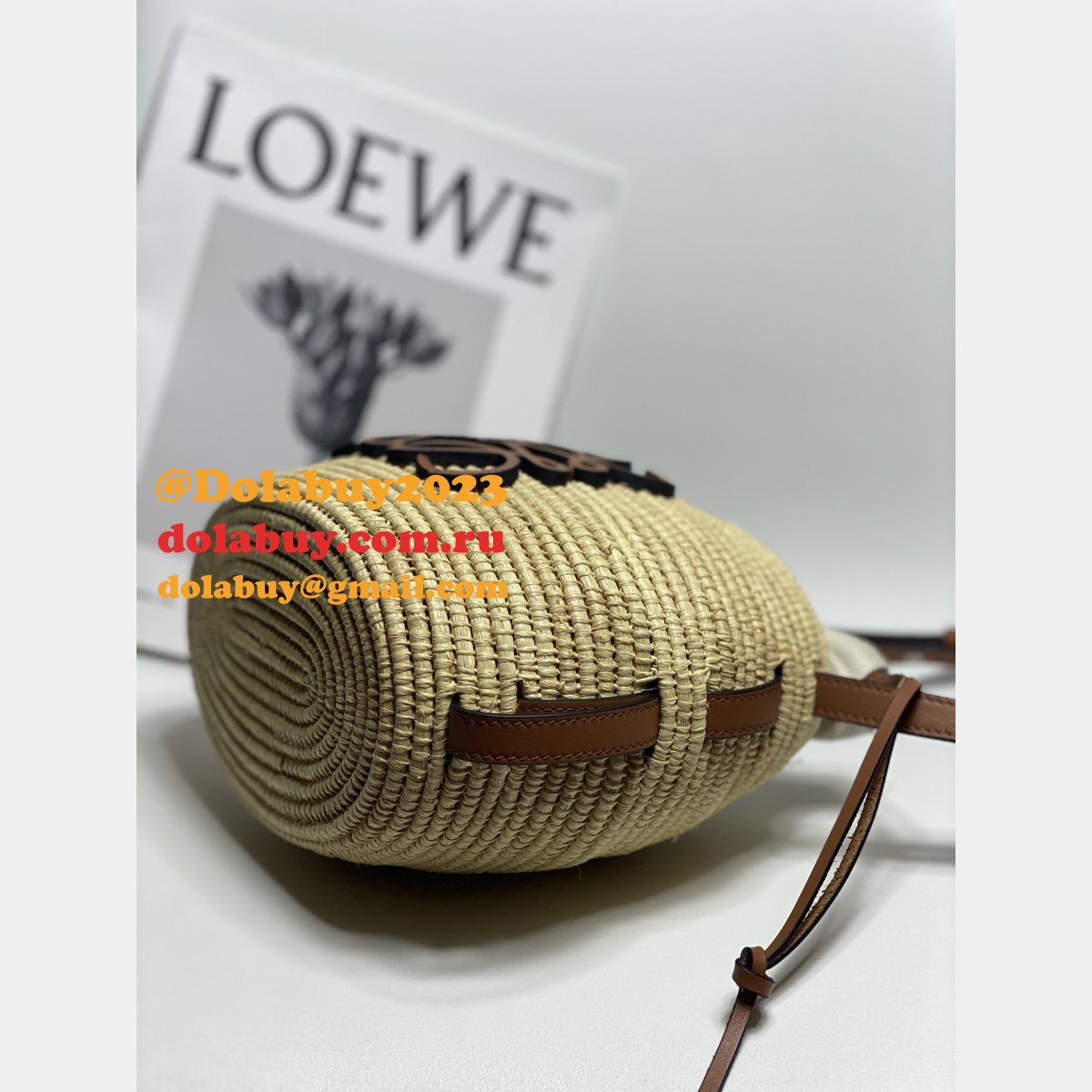 Top Quality LOEWE New hand-woven straw bag