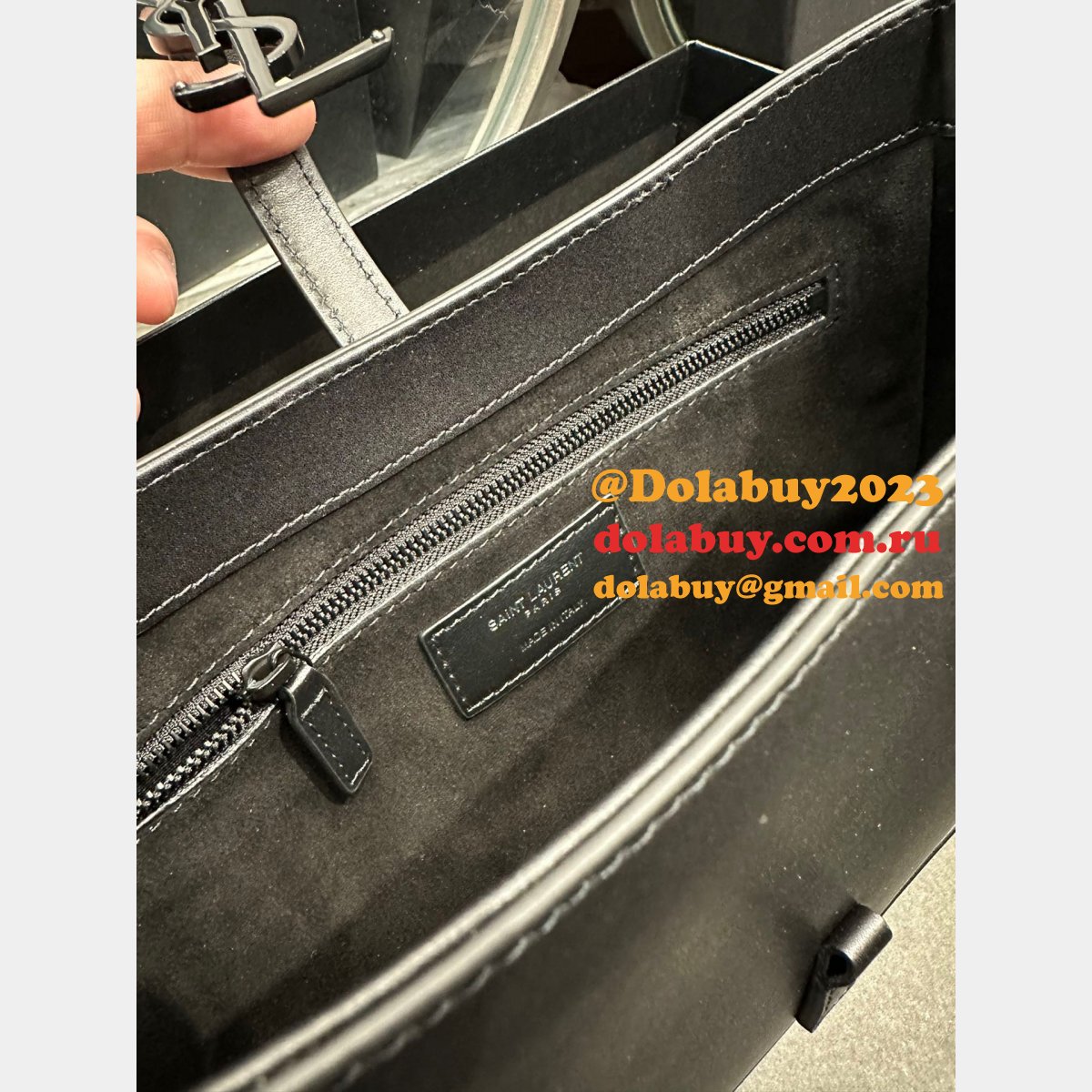 YSL High Quality Replica 657228 Perfect Black Hobo Bag