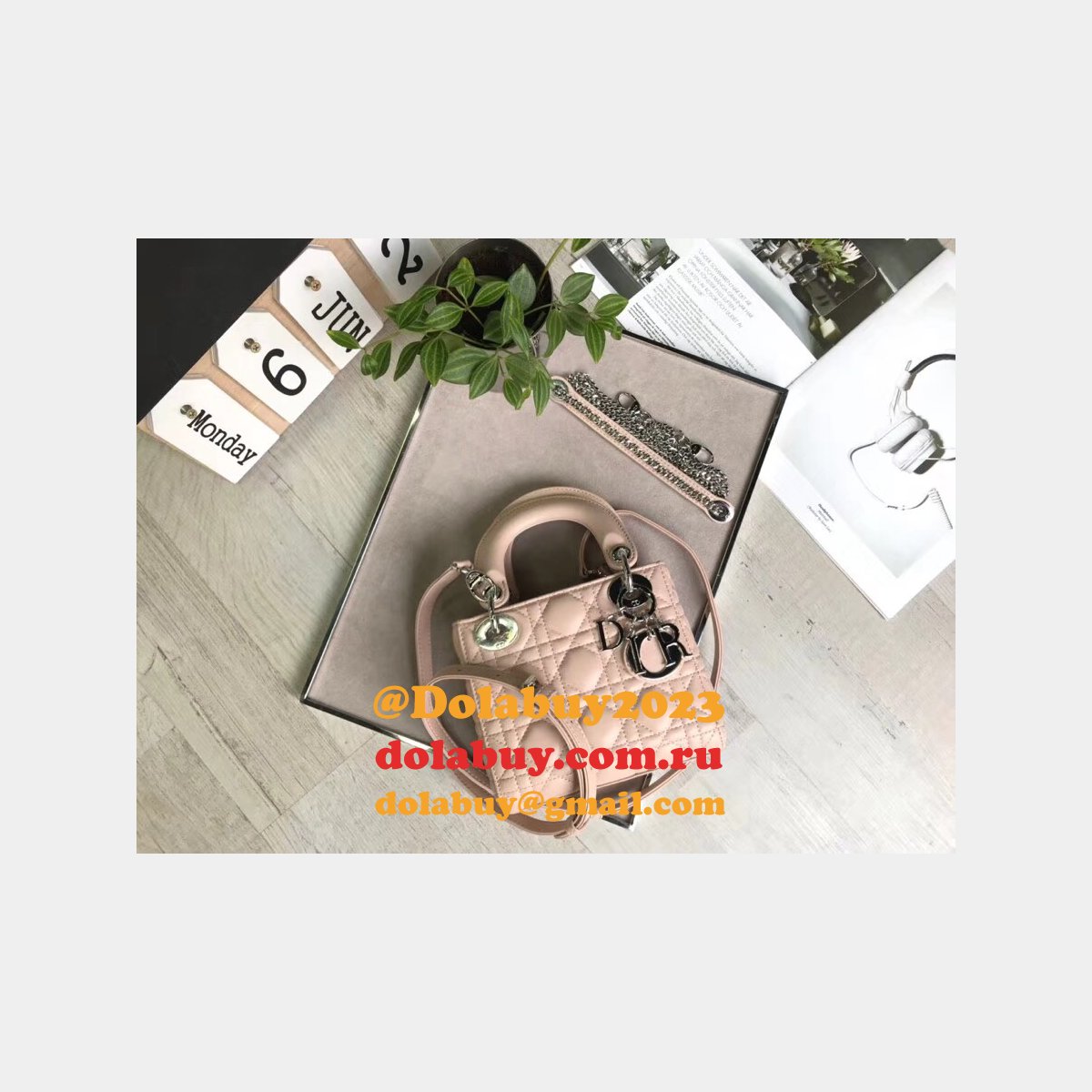 AAA+ Christian Lady Dior Handbags Online Purchase MINI 17CM