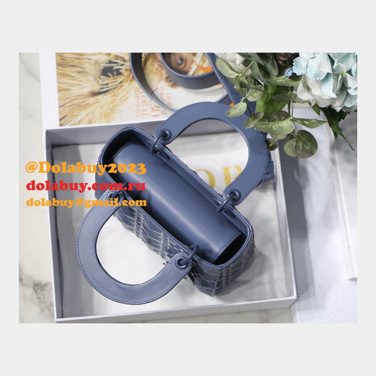 High Quality 1:1 Replica Lady Dior 20cm Shop Designer Purses