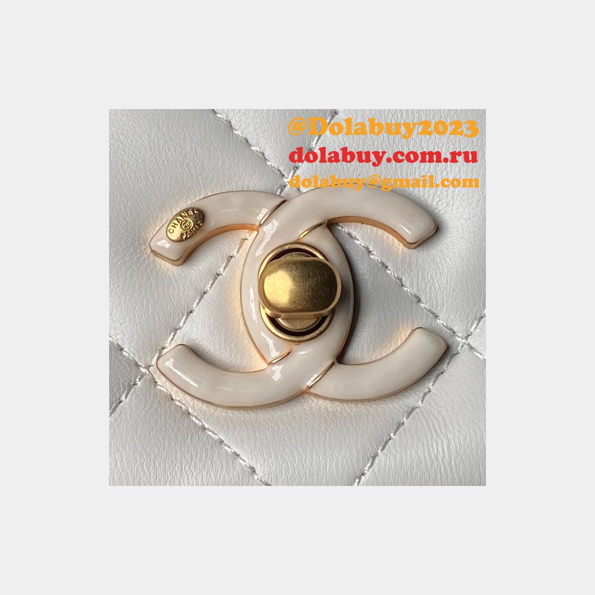 Replica AS4967 Classic Flap Luxury 7 Star Black/White Bags